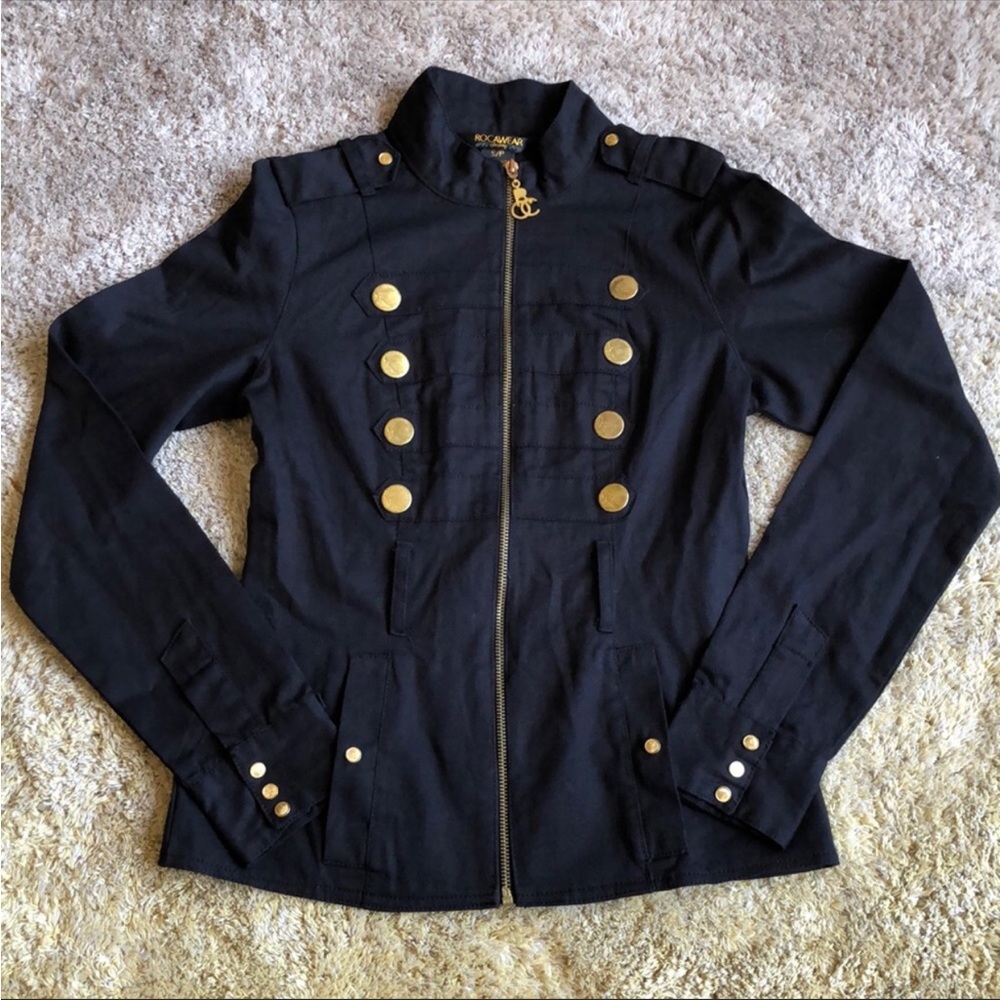 Rocawear black military style jacket.